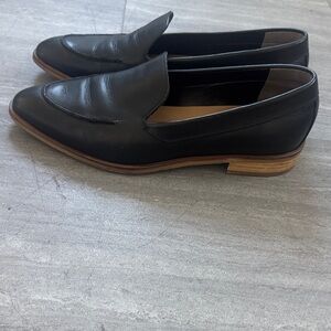 Everlane Classic Black Leather Loafers